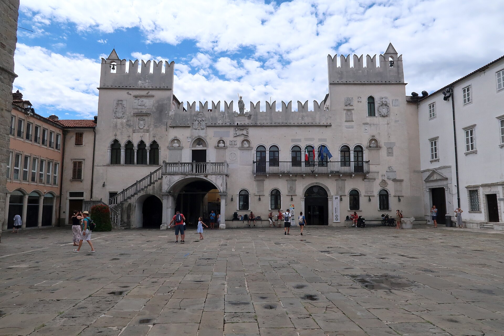 Praetorian Palace on Tito Square in Koper Old Town, Slovenia